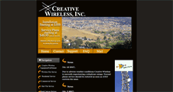 Desktop Screenshot of creative-wireless.net